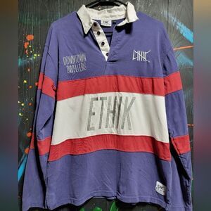 ‎Ethik "Downtown Dwellers" Polo SZ L #113